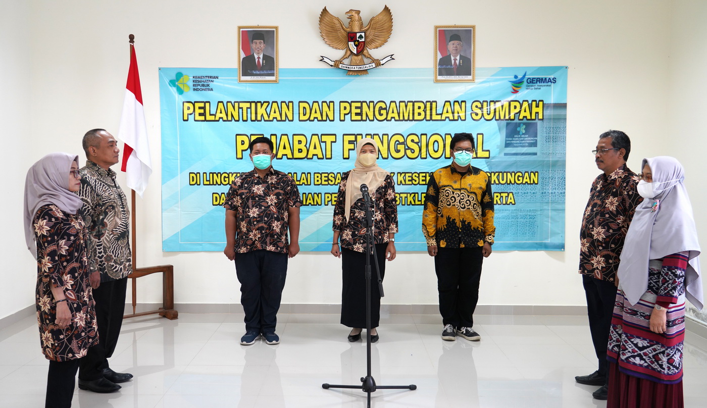 Pelantikan dan Pengambilan Sumpah Pejabat Fungsional di Lingkungan Direktorat Jenderal Pencegahan dan Pengendalian Penyakit Kementerian Kesehatan